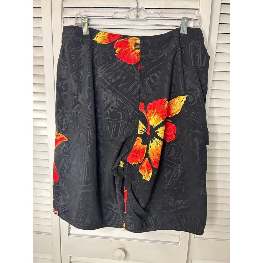 Quicksilver Floral Board Shorts Size 34